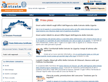 Tablet Screenshot of liguria.agenziaentrate.it